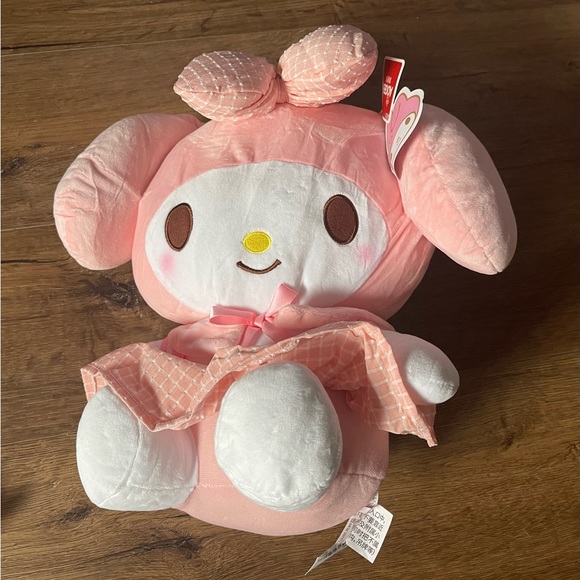 One Left! MY MELODY-NWT LARGE Pink Plush - Picture 15 of 15